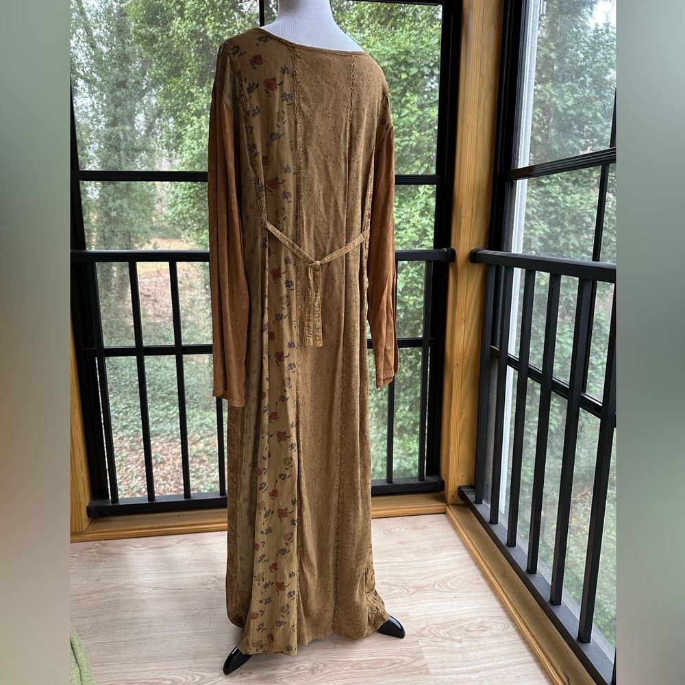 Vintage Sacred Threads Maxi Boho Patchwork Hippie… - image 3